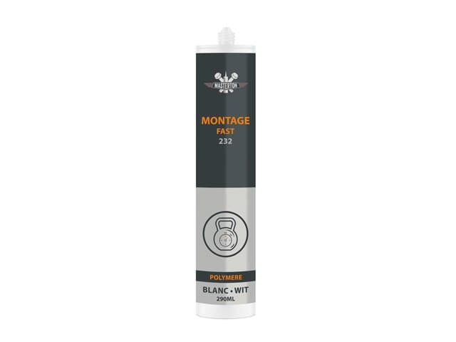 COLLE DE MONTAGE POLY-FAST 232 BLANC