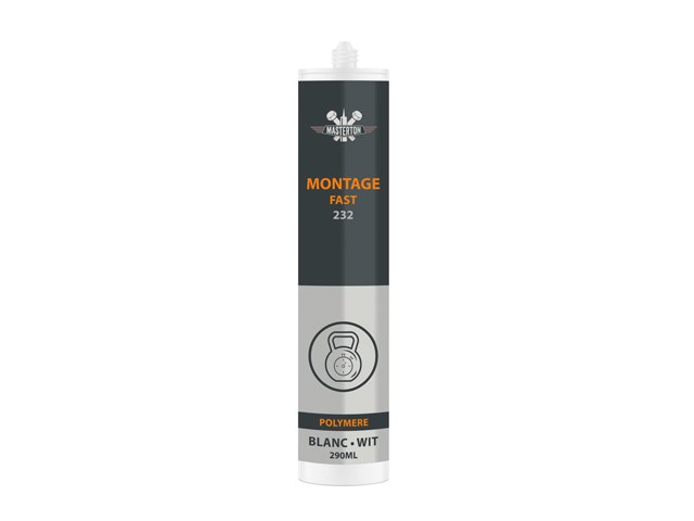 COLLE DE MONTAGE POLY-FAST 232 BLANC